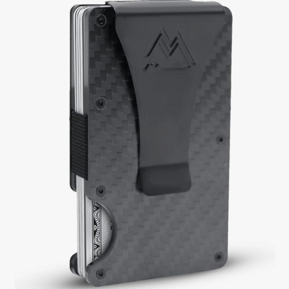 Nib! Mountain Voyage RFID Metal Wallet with Money Clip